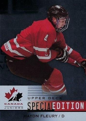 #SE-17 Haydn Fleury - Canada - 2014 Upper Deck Team Canada Juniors - Special Edition Hockey