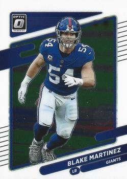 #17 Blake Martinez - New York Giants - 2021 Donruss Optic Football