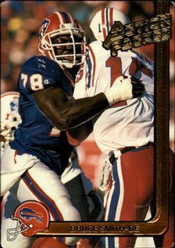 #17 Bruce Smith - Buffalo Bills - 1991 Action Packed Football