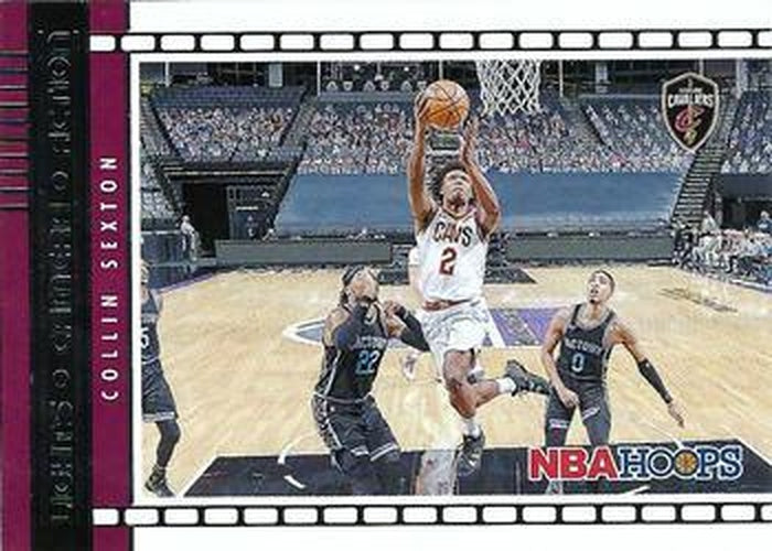 #17 Collin Sexton - Cleveland Cavaliers - 2021-22 Hoops - Lights Camera Action Basketball