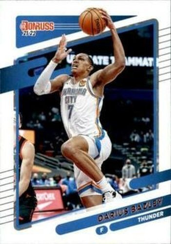 #17 Darius Bazley - Oklahoma City Thunder - 2021-22 Donruss Basketball