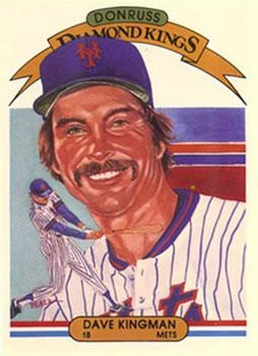 #17 Dave Kingman - New York Mets - 1982 Donruss Baseball