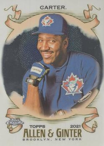 #17 Joe Carter - Toronto Blue Jays - 2021 Topps Allen & Ginter Chrome Baseball