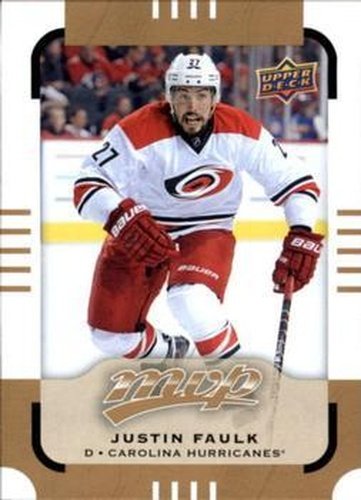 #17 Justin Faulk - Carolina Hurricanes - 2015-16 Upper Deck MVP Hockey