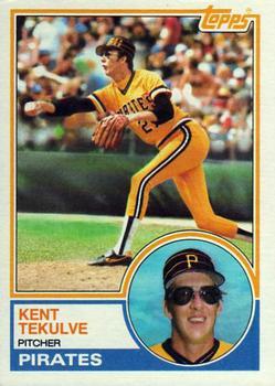 #17 Kent Tekulve - Pittsburgh Pirates - 1983 Topps Baseball