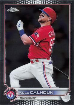 #17 Kole Calhoun - Texas Rangers - 2022 Topps Chrome Baseball