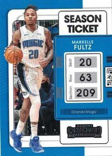 #17 Markelle Fultz - Orlando Magic - 2021-22 Panini Contenders Basketball