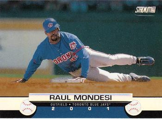#17 Raul Mondesi - Toronto Blue Jays - 2001 Stadium Club Baseball