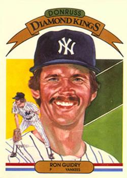 #17 Ron Guidry - New York Yankees - 1983 Donruss Baseball