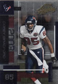 #17 Corey Bradford - Houston Texans - 2003 Playoff Absolute Memorabilia Football