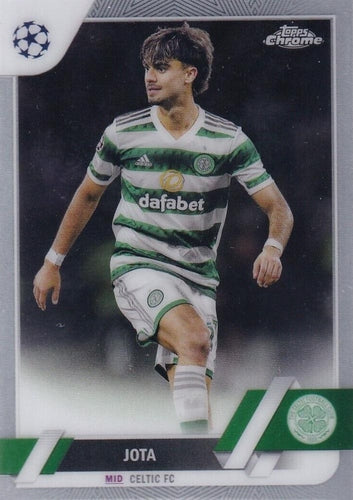 #17 Jota - Celtic - 2022-23 Topps Chrome UEFA Club Competitions Soccer