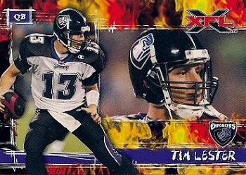 #17 Tim Lester - Chicago Enforcers - 2001 Topps XFL Football