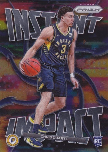#17 Chris Duarte - Indiana Pacers - 2021-22 Panini Prizm - Instant Impact Basketball