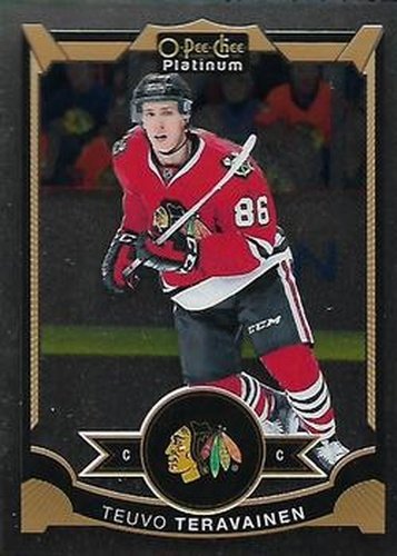 #17 Teuvo Teravainen - Chicago Blackhawks - 2015-16 O-Pee-Chee Platinum Hockey