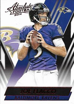 #17 Joe Flacco - Baltimore Ravens - 2014 Panini Absolute - Red Football