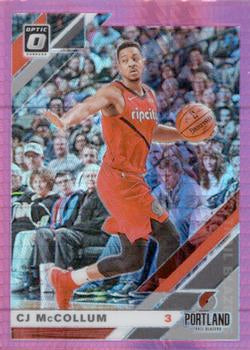 #17 CJ McCollum - Portland Trail Blazers - 2019-20 Donruss Optic - Hyper Pink Basketball