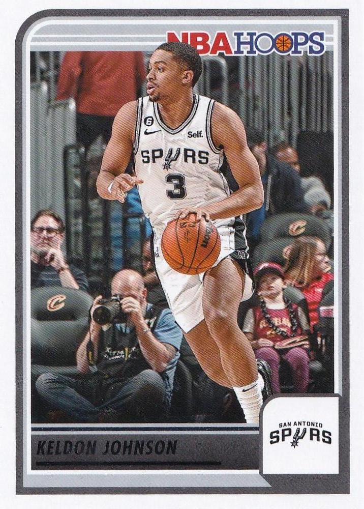 #17 Keldon Johnson - San Antonio Spurs - 2023-24 Hoops Basketball