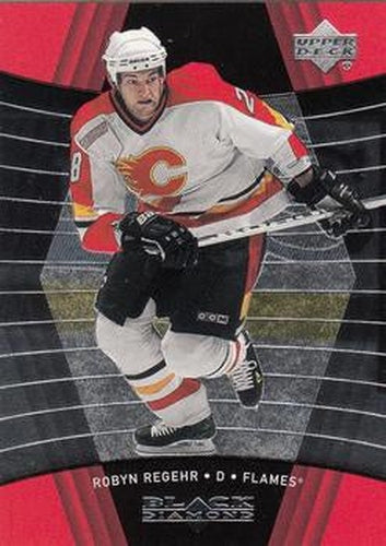 #17 Robyn Regehr - Calgary Flames - 1999-00 Upper Deck Black Diamond Hockey