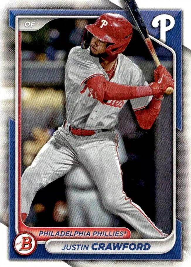#BP-17 Justin Crawford - Philadelphia Phillies - 2024 Bowman - Prospects Baseball