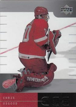#17 Chris Osgood - Detroit Red Wings - 2000-01 Upper Deck Ice Hockey