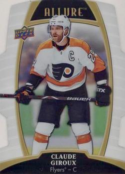 #17 Claude Giroux - Philadelphia Flyers - 2019-20 Upper Deck Allure - White Rainbow Hockey