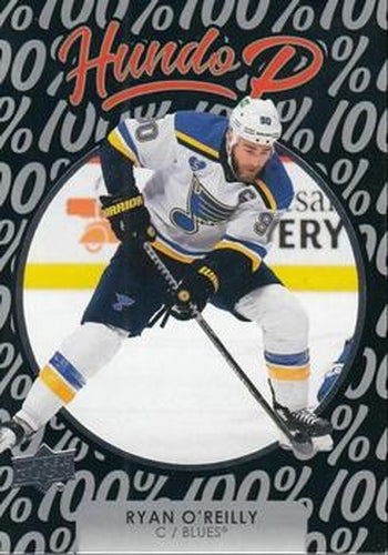 #HP-17 Ryan O'Reilly - St. Louis Blues - 2021-22 Upper Deck - Hundo P Hockey
