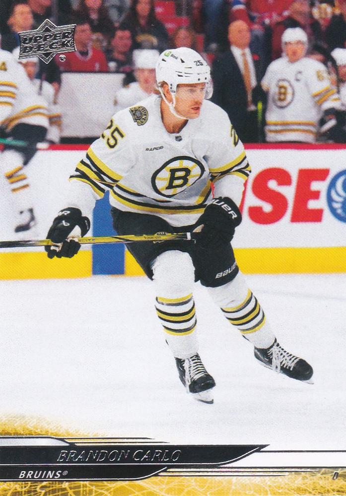 #17 Brandon Carlo - Boston Bruins - 2024-25 Upper Deck Hockey