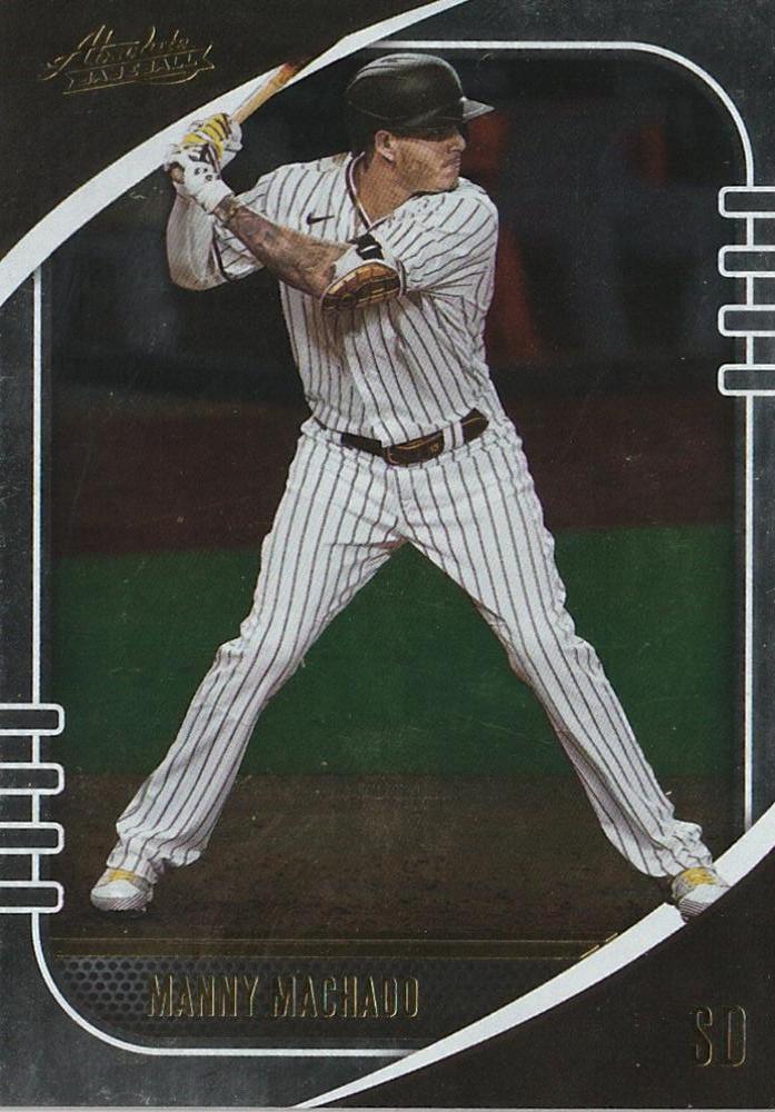 #17 Manny Machado - San Diego Padres - 2021 Panini Absolute Baseball