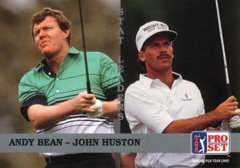 #180 Andy Bean / John Huston - 1992 Pro Set PGA Tour Golf