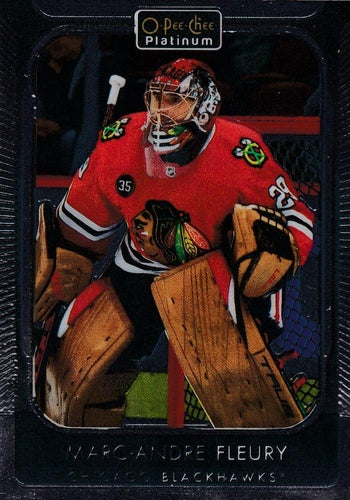 #180 Marc-Andre Fleury - Chicago Blackhawks - 2021-22 O-Pee-Chee Platinum Hockey
