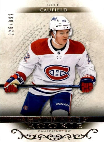 #180 Cole Caufield - Montreal Canadiens - 2021-22 Upper Deck Artifacts Hockey