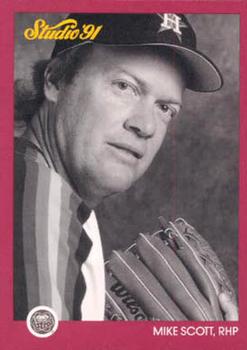 #180 Mike Scott - Houston Astros - 1991 Studio Baseball
