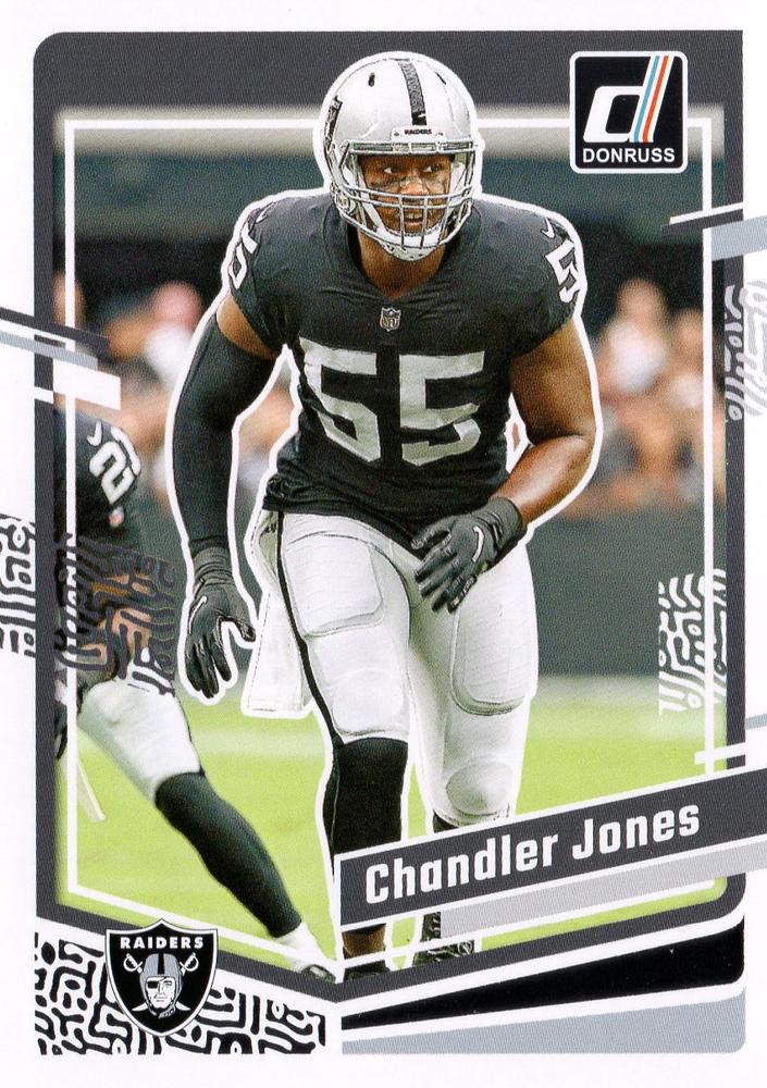 #180 Chandler Jones - Las Vegas Raiders - 2023 Donruss Football
