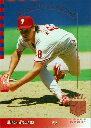#180 Mitch Williams - Philadelphia Phillies - 1993 SP Baseball
