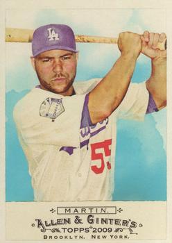 #180 Russell Martin - Los Angeles Dodgers - 2009 Topps Allen & Ginter Baseball
