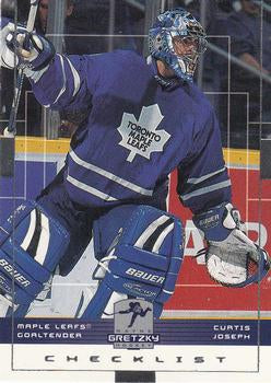 #180 Curtis Joseph - Toronto Maple Leafs - 1999-00 Upper Deck Wayne Gretzky Hockey