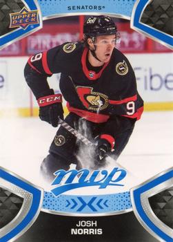 #180 Josh Norris - Ottawa Senators - 2021-22 Upper Deck MVP - Blue Hockey