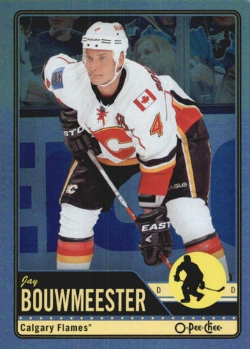 #180 Jay Bouwmeester - Calgary Flames - 2012-13 O-Pee-Chee - Rainbow Hockey