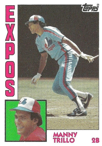 #180 Manny Trillo - Montreal Expos - 1984 Topps Baseball