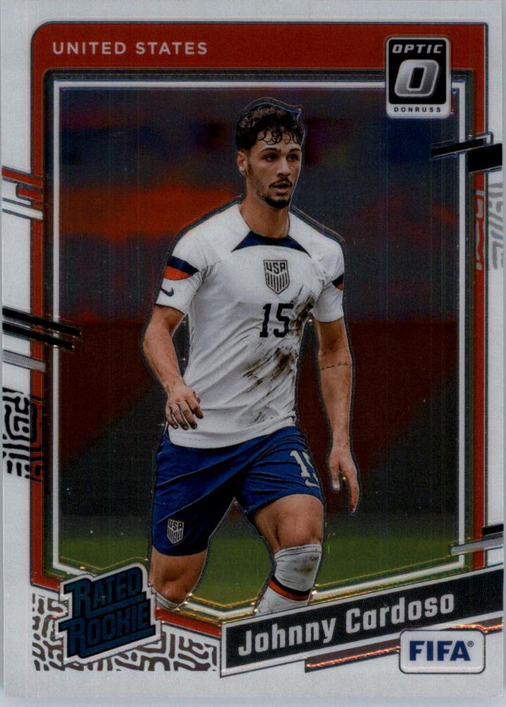 #180 Johnny Cardoso - USA - 2023-24 Donruss - Optic Soccer