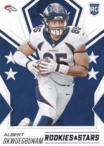 #180 Albert Okwuegbunam - Denver Broncos - 2020 Panini Rookies & Stars Football