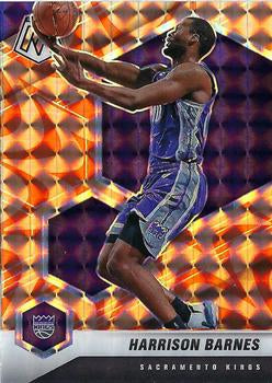 #180 Harrison Barnes - Sacramento Kings - 2020-21 Panini Mosaic - Mosaic Reactive Orange Basketball