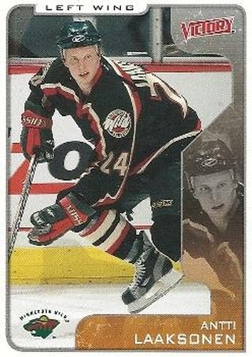 #180 Antti Laaksonen - Minnesota Wild - 2001-02 Upper Deck Victory Hockey