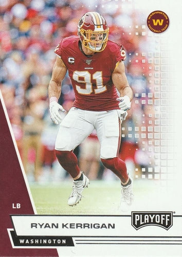 #180 Ryan Kerrigan - Washington Football Team - 2020 Panini Playoff Football