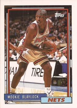 #180 Mookie Blaylock - New Jersey Nets - 1992-93 Topps Basketball