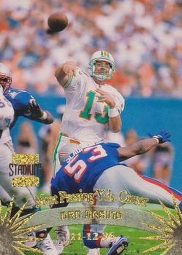 #180 Dan Marino - Miami Dolphins - 1996 Stadium Club Football