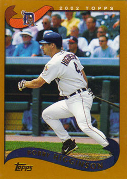 #180 Bobby Higginson - Detroit Tigers - 2002 Topps Baseball