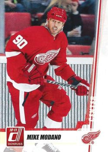 #180 Mike Modano - Detroit Red Wings - 2010-11 Donruss Hockey