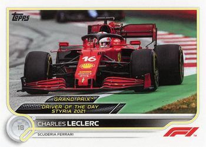 #180 Charles Leclerc - Scuderia Ferrari - 2022 Topps Formula 1 Racing