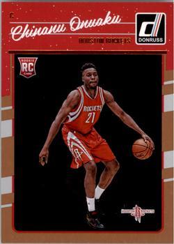 #180 Chinanu Onuaku - Houston Rockets - 2016-17 Donruss Basketball